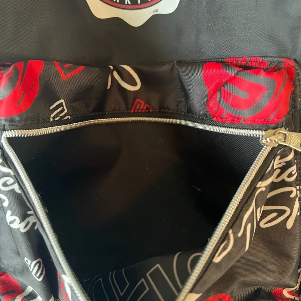 2/$30 Justice Sporty School Black and Red Backpack